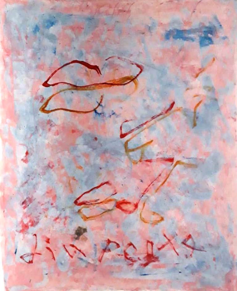 Hans Pfleiderer - Symmetrie und Fuge - 30.03.2020 - Öl auf Papier - 50cm x 40cm